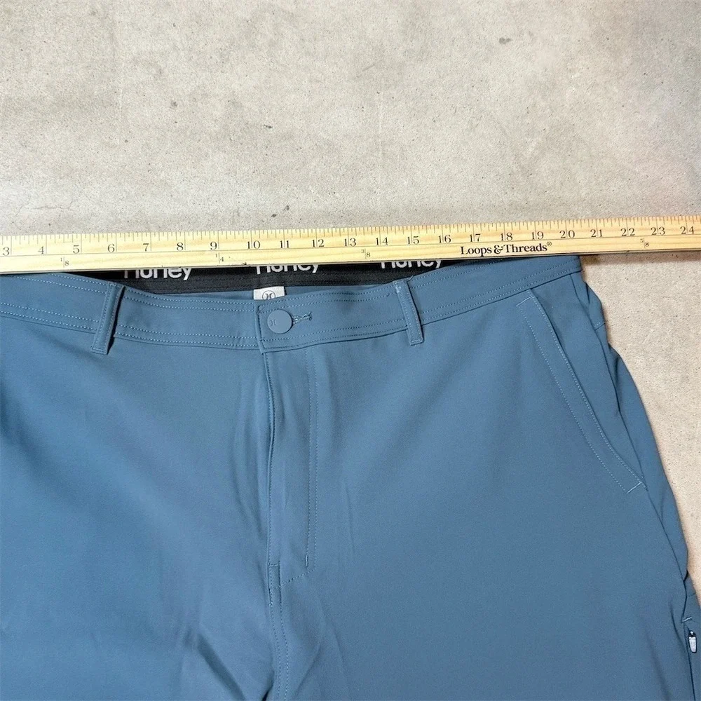 Hurley Pants Mens 40x30 Slate Blue Hybrid Tech Performance Golf Active Stretch‎